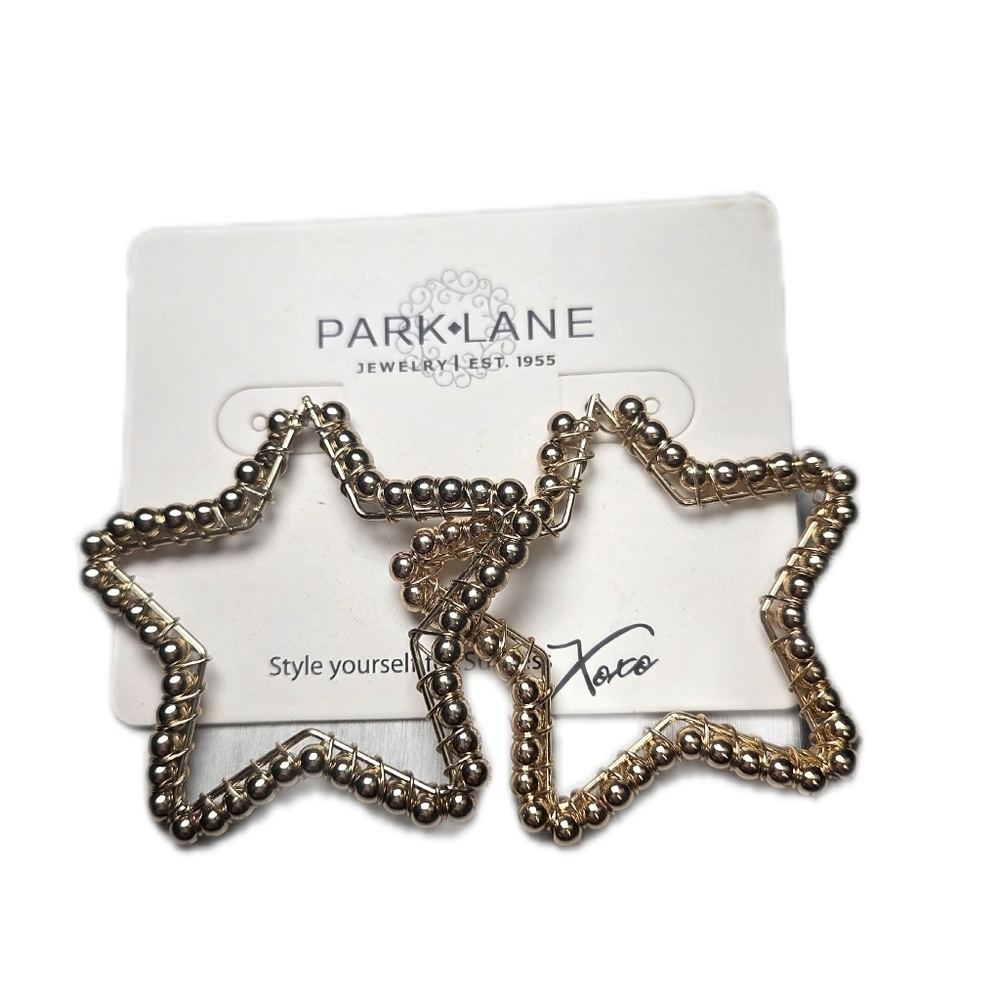 Park Lane Gold Star Earrings